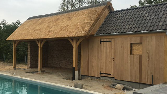 bijbouw-rieten-dak-poolhouse